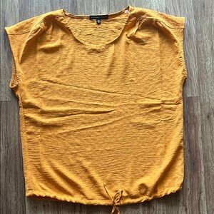 Adrienne Vittadini Orange Blouse